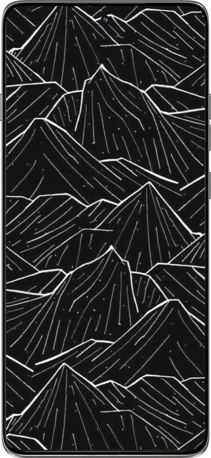 Силіконовий чехол Із зображенням Темних гір для Motorola Edge 60 Pro 5G - 6489u-4020 изображение 