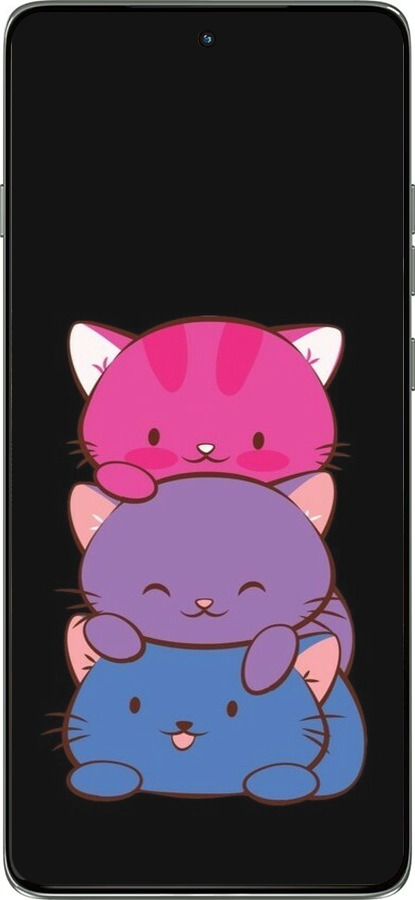 Силиконовый чехол Милые кошки для Motorola Edge 60 Pro 5G - 6518u-4020 изображение 