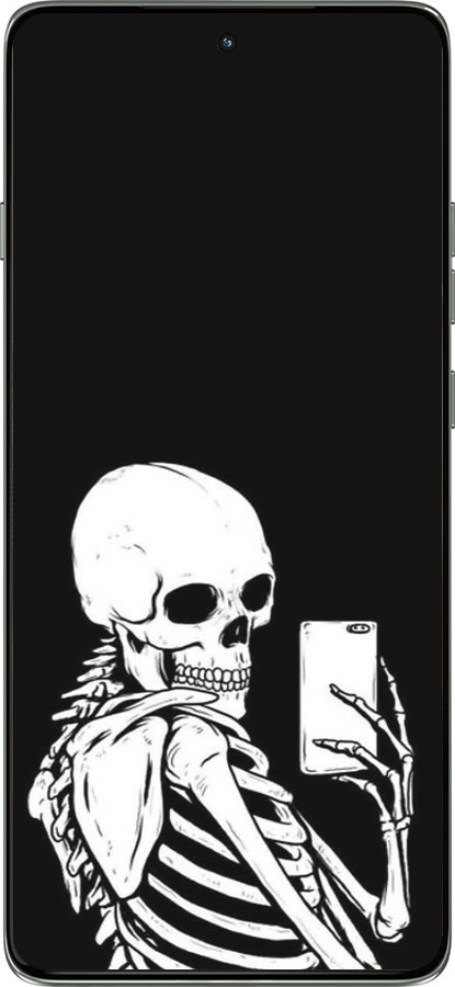 Силиконовый чехол Скелет делает Selfie для Motorola Edge 60 Pro 5G - 6535u-4020 изображение 