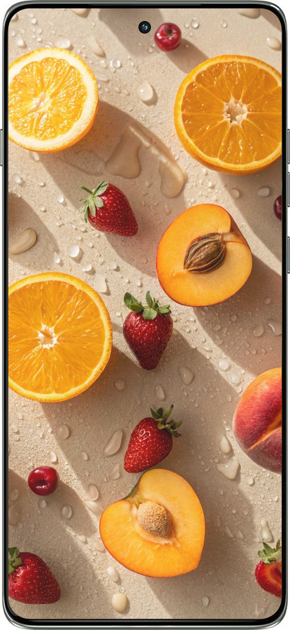 Силиконовый чехол Фрукты 3 для Motorola Edge 60 Pro 5G - 6703u-4020 изображение 