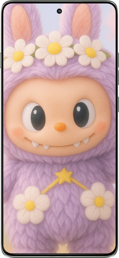 Силиконовый чехол Лабубу 1 для Motorola Edge 60 Pro 5G - 6709u-4020 изображение 