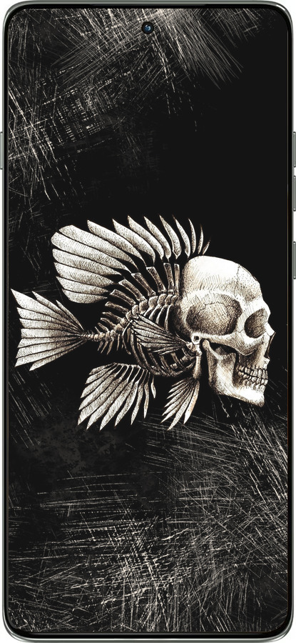 Силиконовый чехол Рыбо-человек для Motorola Edge 60 Pro 5G - 683u-4020 изображение 