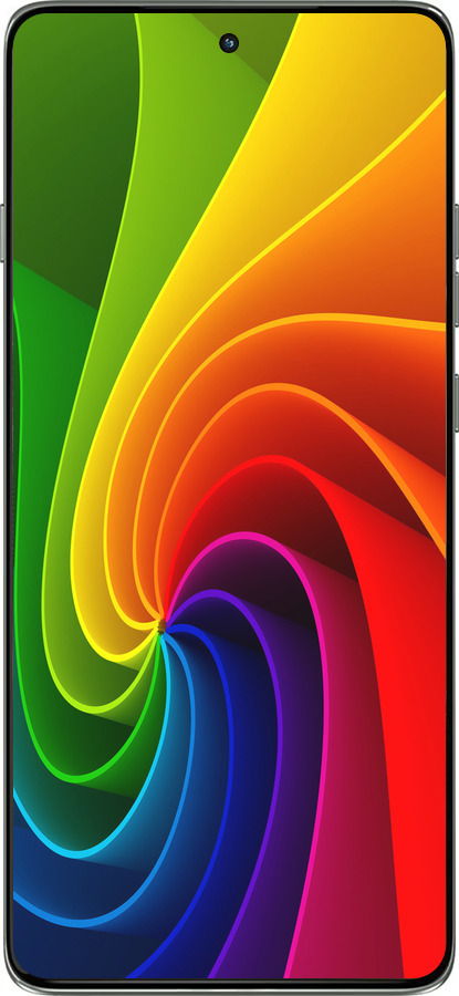 Силиконовый чехол Радужный вихрь для Motorola Edge 60 Pro 5G - 747u-4020 изображение 