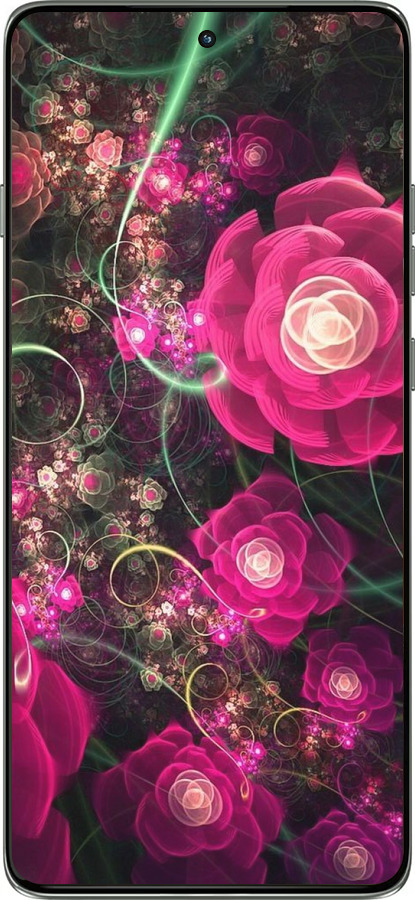 Силиконовый чехол Абстрактные цветы 3 для Motorola Edge 60 Pro 5G - 850u-4020 изображение 