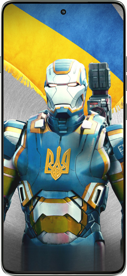 Силиконовый чехол Украинский киборг для Motorola Edge 60 Pro 5G - 980u-4020 изображение 