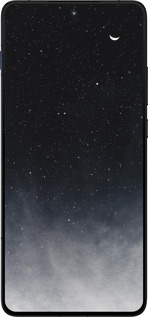 Силиконовый чехол Сині хмари, Синій місяць для Motorola EDGE 70 - 6396u-4219 изображение 