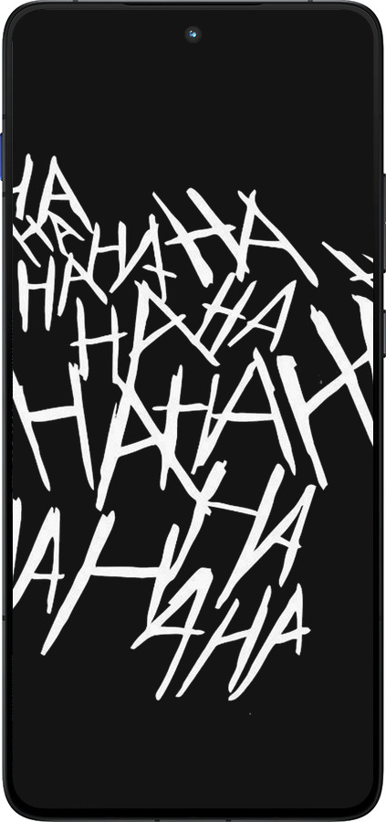 Силіконовий чехол joker hahaha для Motorola EDGE 70 - 4509u-4219 изображение 