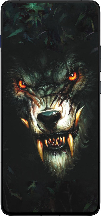 Силиконовый чехол Дьявольский волк для Motorola EDGE 70 - 833u-4219 изображение 