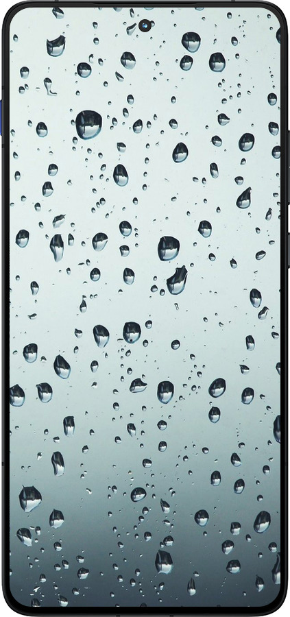 Силиконовый чехол Стекло в каплях для Motorola EDGE 70 - 848u-4219 изображение 