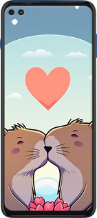 Силиконовый чехол Капибара любовь для Motorola G100 - 6027u-2359 изображение 