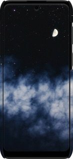 3D пластиковий матовий чехол Нічне небо для Motorola G22 - 6450m-2681 изображение 