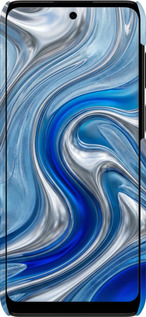3D пластиковий матовий чехол Liquid Chrome для Motorola G22 - 6781m-2681 изображение 
