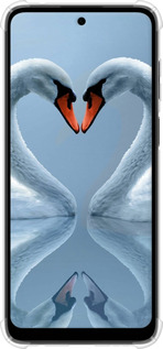Силикон с усиленными углами чехол Лебеди для Motorola G22 - 6007sp-2681 изображение 