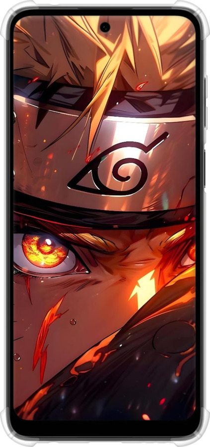 Силіконовий протиударний с посиленими кутами чехол Наруто для Motorola G22 - 6277sp-2681 изображение 