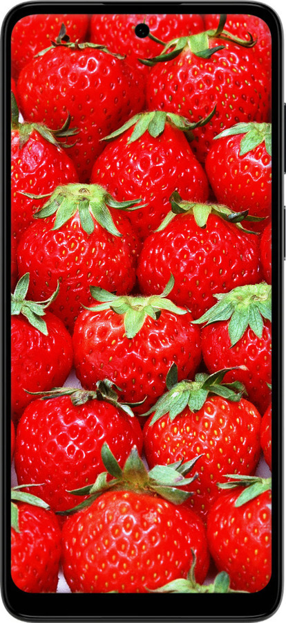 Силиконовый чехол Клубника для Motorola G22 - 6020u-2681 изображение 