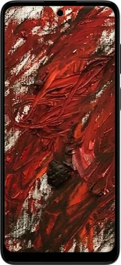 Силиконовый чехол Абстрактная композиция в красных тонах для Motorola G22 - 6541u-2681 изображение 