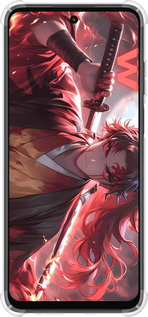 Силикон с усиленными углами чехол Аниме воин для Motorola G32 - 6281sp-2845 изображение 