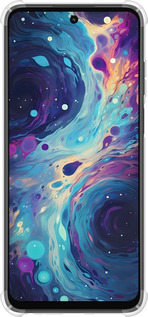 Силикон с усиленными углами чехол Арт акварель для Motorola G32 - 6329sp-2845 изображение 