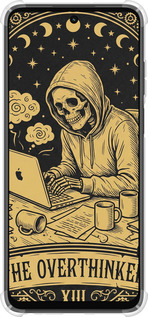 Силикон с усиленными углами чехол The Overthinker для Motorola G32 - 6774sp-2845 изображение 