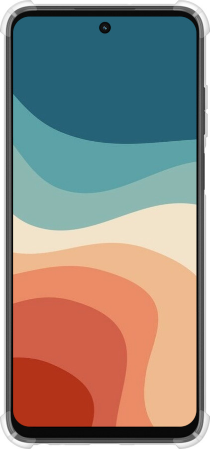 Силикон с усиленными углами чехол В стиле ретро с волнами для Motorola G32 - 6531sp-2845 изображение 