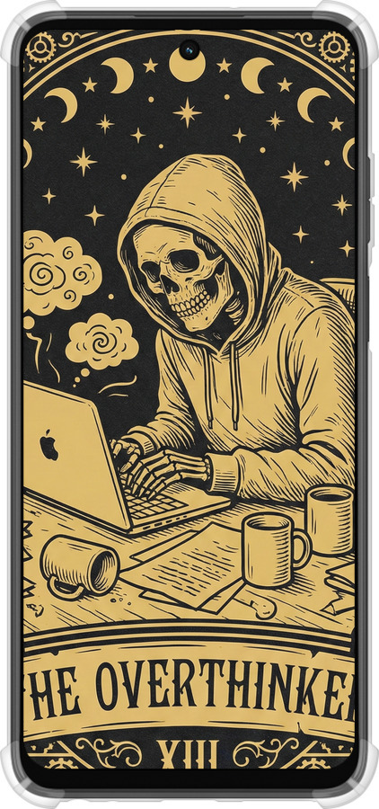 Силикон с усиленными углами чехол The Overthinker для Motorola G32 - 6774sp-2845 изображение 