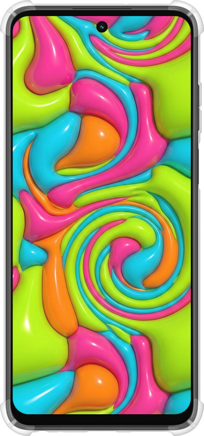 Силикон с усиленными углами чехол Y2K Jelly Dream для Motorola G32 - 6780sp-2845 изображение 