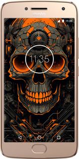 2D пластиковий чехол Череп для Motorola Moto G5 PLUS - 5952t-1038 изображение 