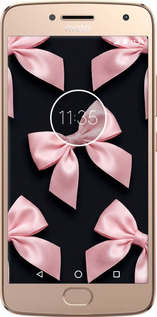 2D пластиковый чехол Coquette Ribbons Dark Coquette для Motorola Moto G5 PLUS - 6767t-1038 изображение 