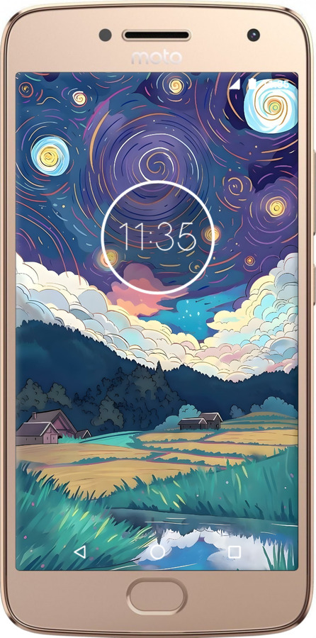 Силіконовий чехол Креативний арт для Motorola Moto G5 PLUS - 6322u-1038 изображение 