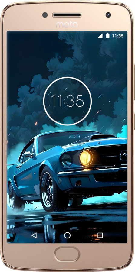 Силіконовий чехол Форд мустанг для Motorola Moto G5 PLUS - 6374u-1038 изображение 