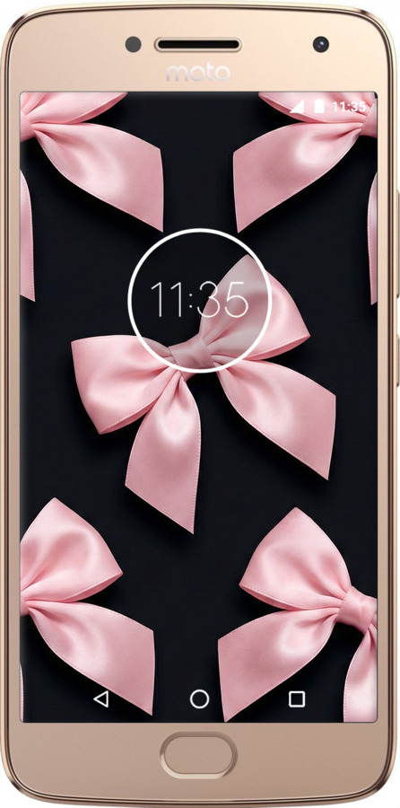 2D пластиковый чехол Coquette Ribbons Dark Coquette для Motorola Moto G5 PLUS - 6767t-1038 изображение 