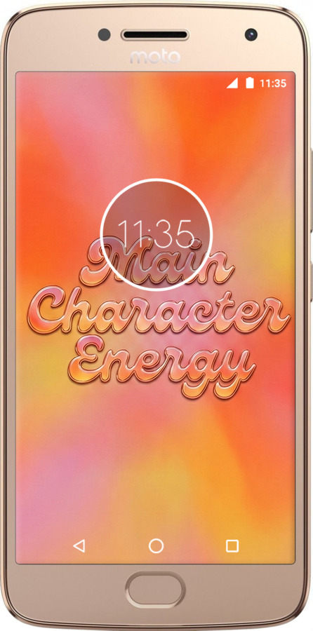 2D пластиковый чехол Aura Gradient Main Character Energy Aesthetic Y2K для Motorola Moto G5 PLUS - 6783t-1038 изображение 