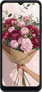 Силиконовый чехол Пионы 1 для Motorola G50 - 6705u-2354 изображение 