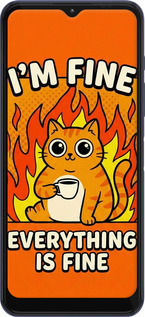 Силиконовый чехол Funny Cat для Motorola G50 - 6786u-2354 изображение 