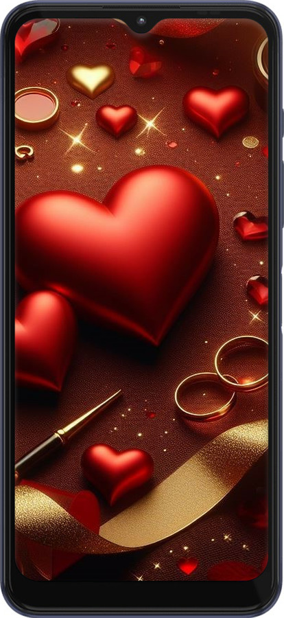 Силіконовий чехол Сердечки v3 для Motorola G50 - 5833u-2354 изображение 