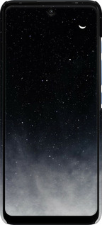 3D пластиковий матовий чехол Голубые облака, Голубая луна для Motorola G60 - 6396m-2467 изображение 