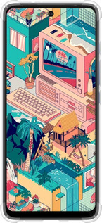 Силикон с усиленными углами чехол № 5393 для Motorola G60 - 5393sp-2467 изображение 