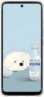 Силикон с усиленными углами чехол Пес водка для Motorola G60 - 6368sp-2467 изображение 