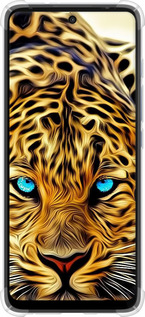 Силикон с усиленными углами чехол Леопард для Motorola G60 - 6611sp-2467 изображение 