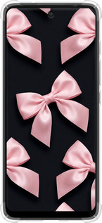 Силикон с усиленными углами чехол Coquette Ribbons Dark Coquette для Motorola G60 - 6767sp-2467 изображение 