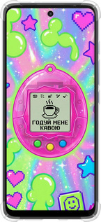 Силіконовий протиударний с посиленими кутами чехол Y2K Aesthetic Retro Pet: Годуй мене кавою для Motorola G60 - 6784sp-2467 изображение 