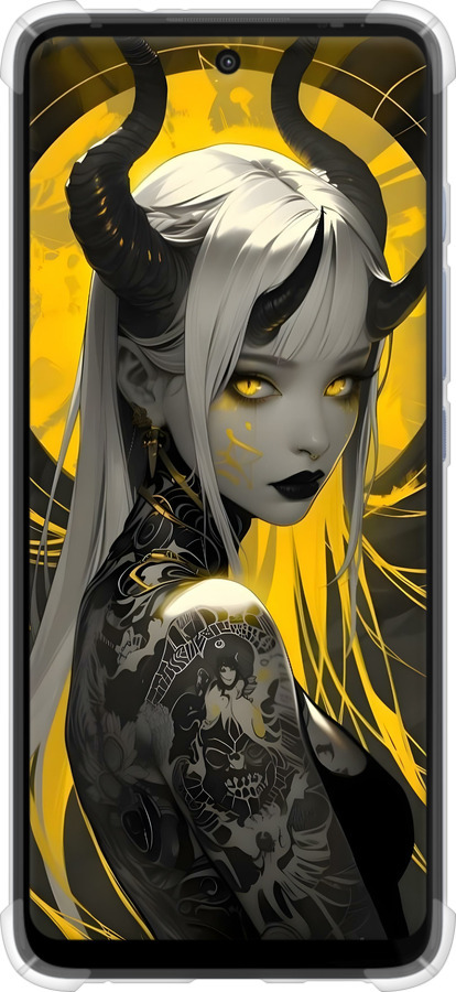 Силикон с усиленными углами чехол Аниме демон 2 для Motorola G60 - 6309sp-2467 изображение 