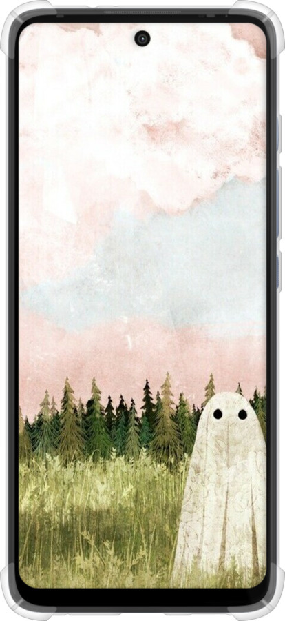 Силикон с усиленными углами чехол Привидение для Motorola G60 - 6401sp-2467 изображение 