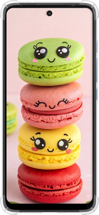 Силіконовий протиударний с посиленими кутами чехол Печиво для Motorola G60 - 6693sp-2467 изображение 