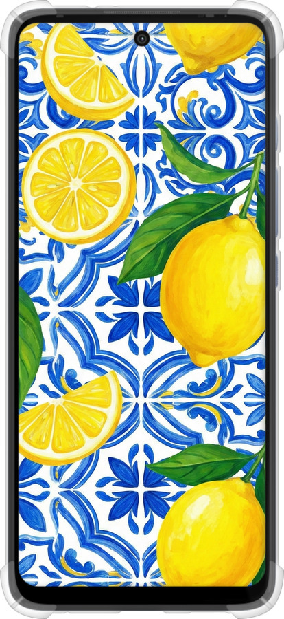 Силіконовий протиударний с посиленими кутами чехол Grocery Girl Italian Summer для Motorola G60 - 6766sp-2467 изображение 