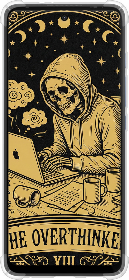 Силіконовий протиударний с посиленими кутами чехол The Overthinker для Motorola G60 - 6774sp-2467 изображение 