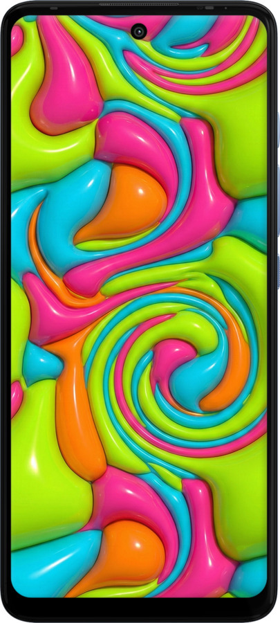 Силиконовый чехол Y2K Jelly Dream для Motorola G60 - 6780u-2467 изображение 