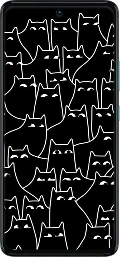 TPU чехол Із зображенням кішок для Motorola G72 - 6470b-2859 изображение 