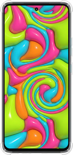 Силикон с усиленными углами чехол Y2K Jelly Dream для Motorola G72 - 6780sp-2859 изображение 