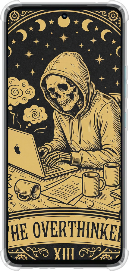 Силіконовий протиударний с посиленими кутами чехол The Overthinker для Motorola G72 - 6774sp-2859 изображение 